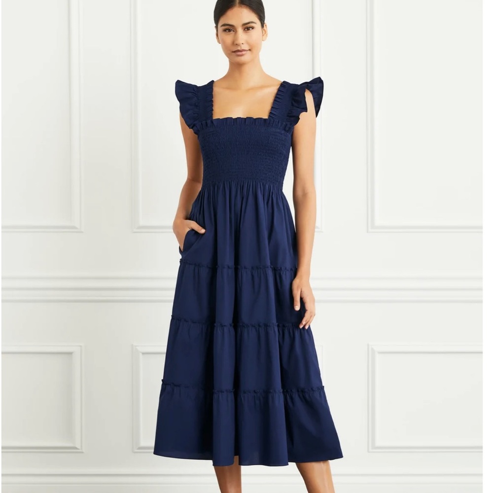 Hill House Home Ellie Navy XS Cotton Nap Dress